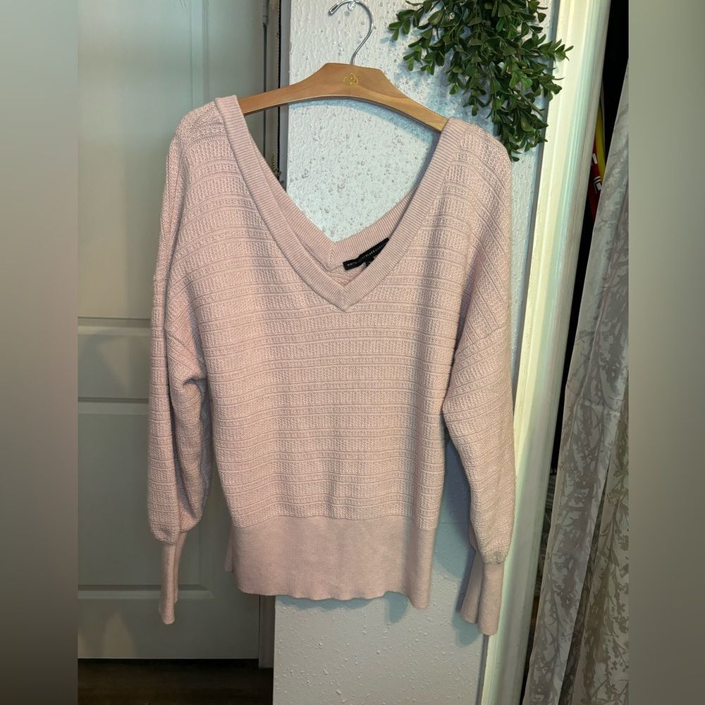 White House Black Market | Deep V Sweater | Size Medium